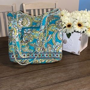 Vera Bradley paisley tote bag